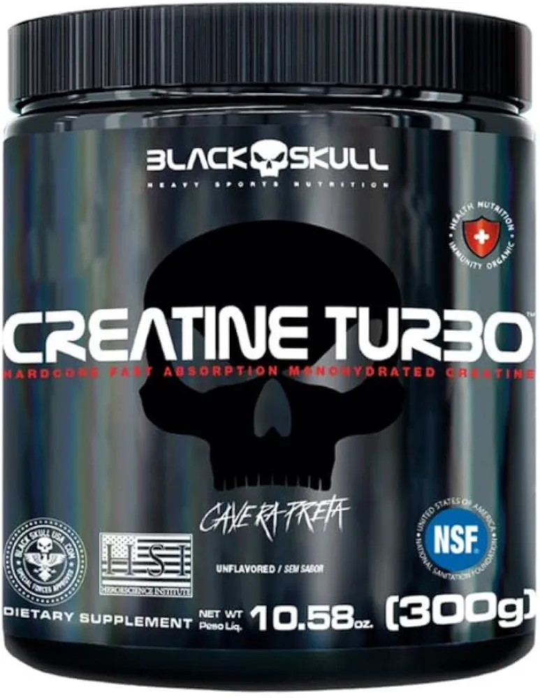 Black Skull Creatine Turbo - 300 g | Amazon (BR)