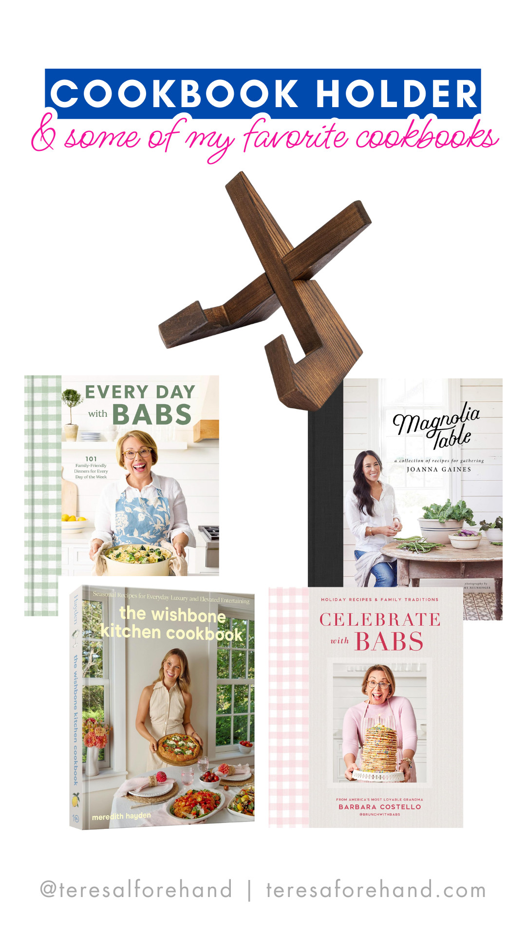 I love to use my favorite cookbooks as part of our decor 

 #LTKHome