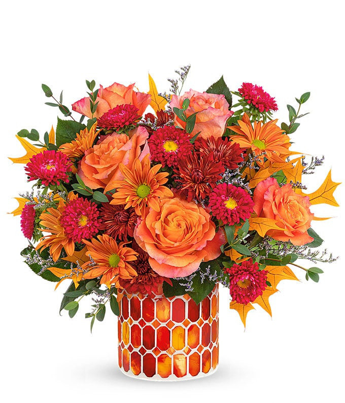 Fiery Autumn Glow | From You Flowers
