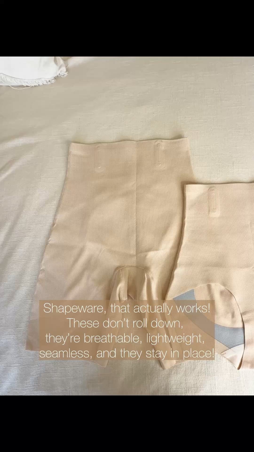 Shapeware that works! It’s lightweight and breathable and doesn’t roll down! And affordable! ￼

#LTKOver40 #LTKSaleAlert #LTKWorkwear