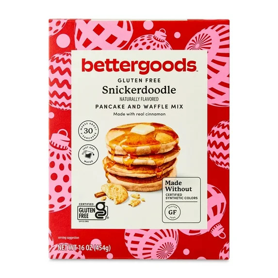 bettergoods Gluten-Free Snickerdoodle Pancake & Waffle Mix, 16 oz | Walmart (US)