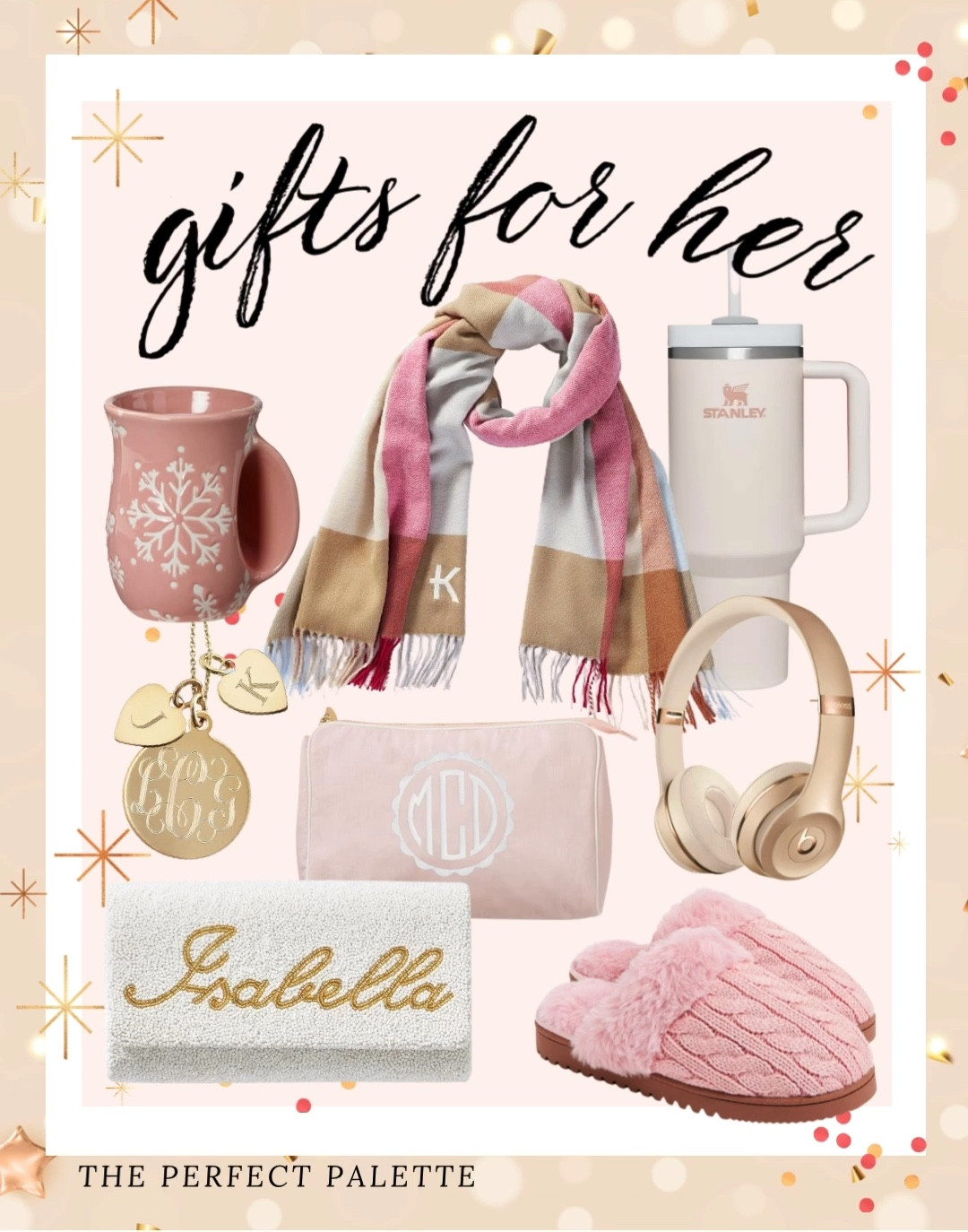 gift guide, Gifts for Her, holiday decor, Stocking Stuffers, Stanley Cup, Lululemon belt bag, David Yurman bracelet, earrings, beats headphones, monogram mug, coffee mug, scarf, personalized gifts, mark & graham, monogrammed gift, makeup case, Apple Watch, Essie nail polish, travel, luggage, Bobbi brown, monogram necklace, bridesmaid gifts, sorority gifts, 

#LTKU #LTKHome #LTKParties