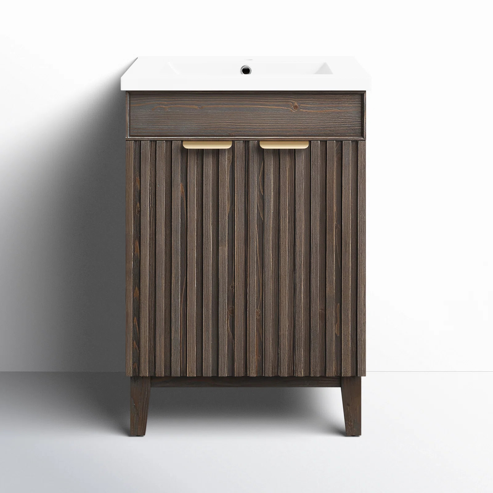Dansfield 24'' Free Standing Single Bathroom Vanity with Ceramic Top | Wayfair North America