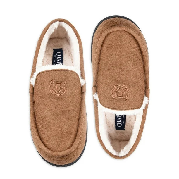 Chaps Men's Microsuede Slopes Moccasin Slipper - Walmart.com | Walmart (US)