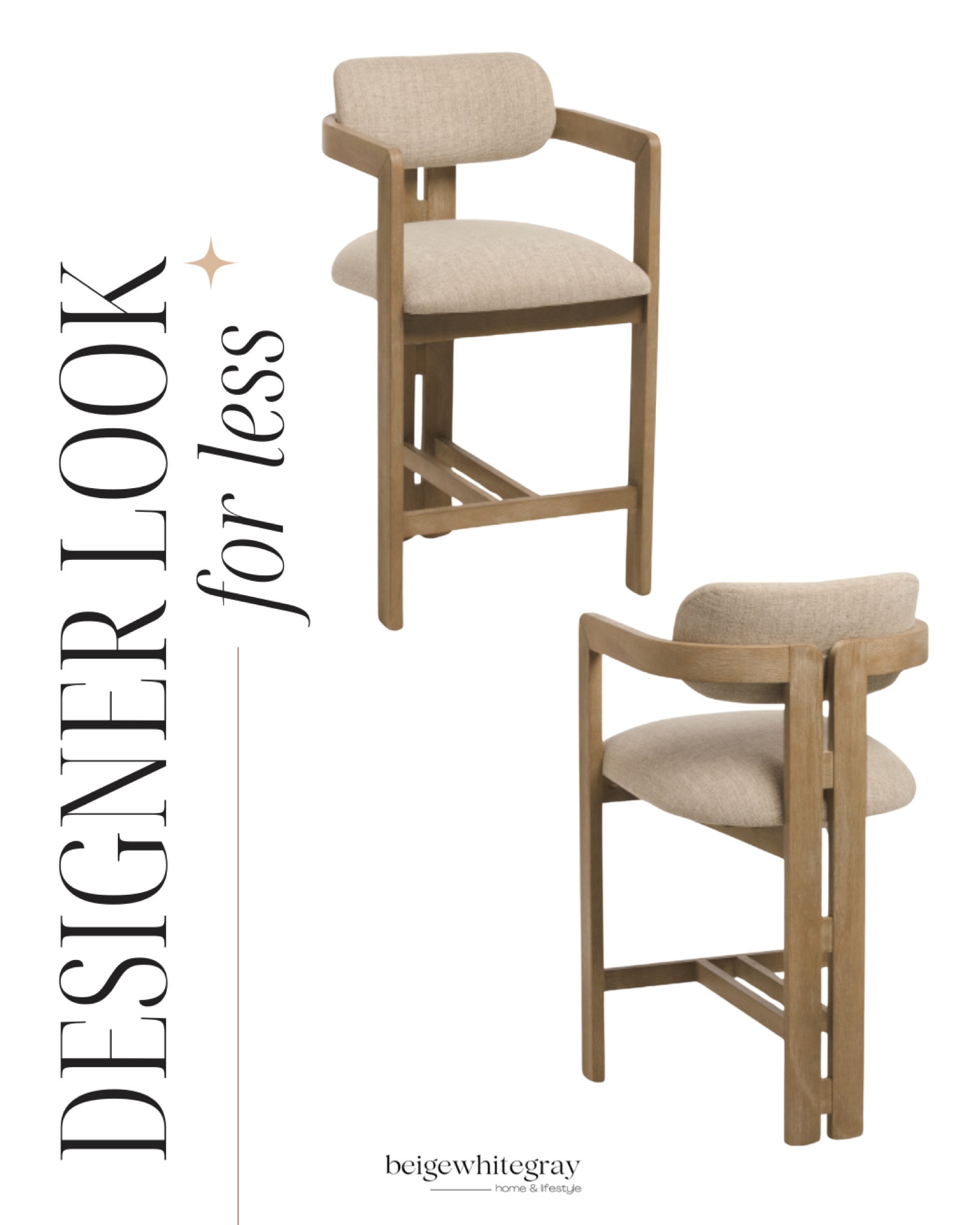 Designer look for less counter stools! Grab them before they sell out 

#LTKSaleAlert #LTKHome