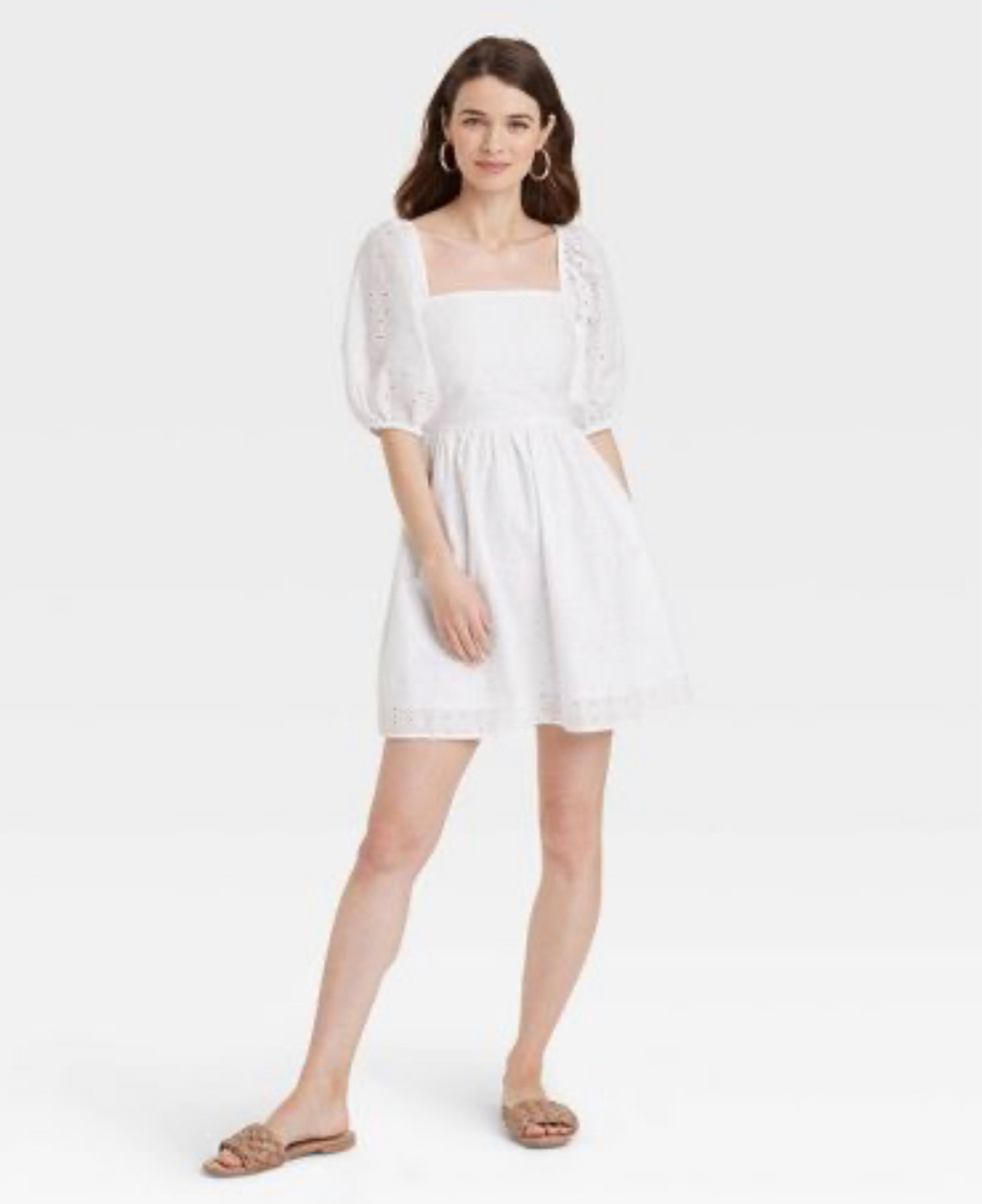 Perfect white spring dress 🌸

#LTKunder50 #LTKstyletip