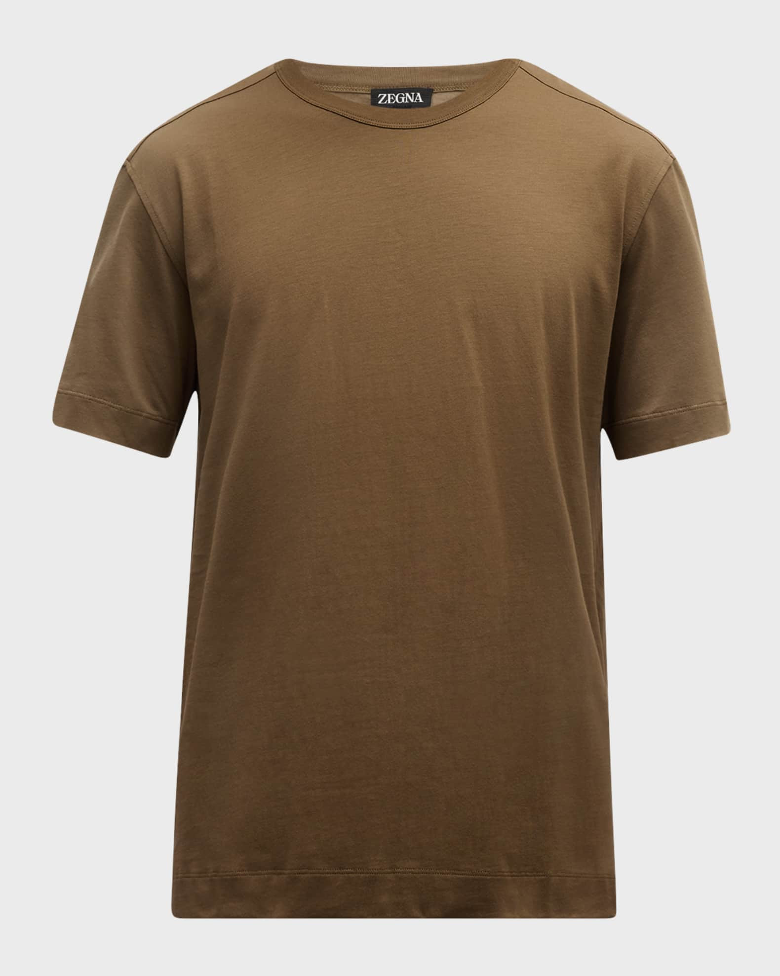 Men's Pure Cotton Crewneck T-Shirt | Neiman Marcus