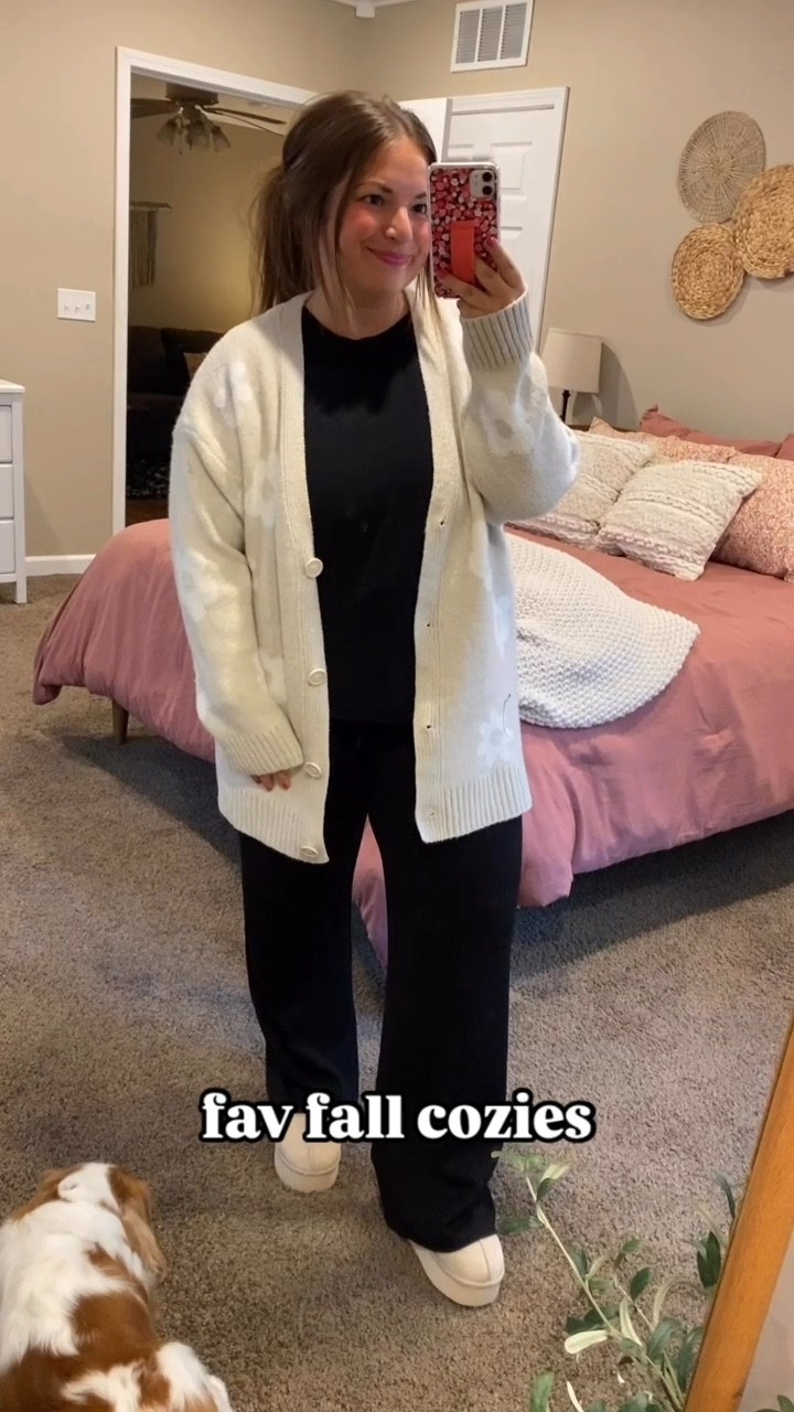 The coziest of all the cozy fits! This cardigan feels like the barefoot dreams blankets! 😍 Shoes & pants are Amazon, tee is Target, cardi is Walmart.

clogs: fit true to size // wearing a 5
pants: fit true to size // wearing a large
muscle tee: fits true to size // wearing a large
cardigan: fits true to size // wearing a large

#LTKStyleTip #LTKFindsUnder100 #LTKFindsUnder50