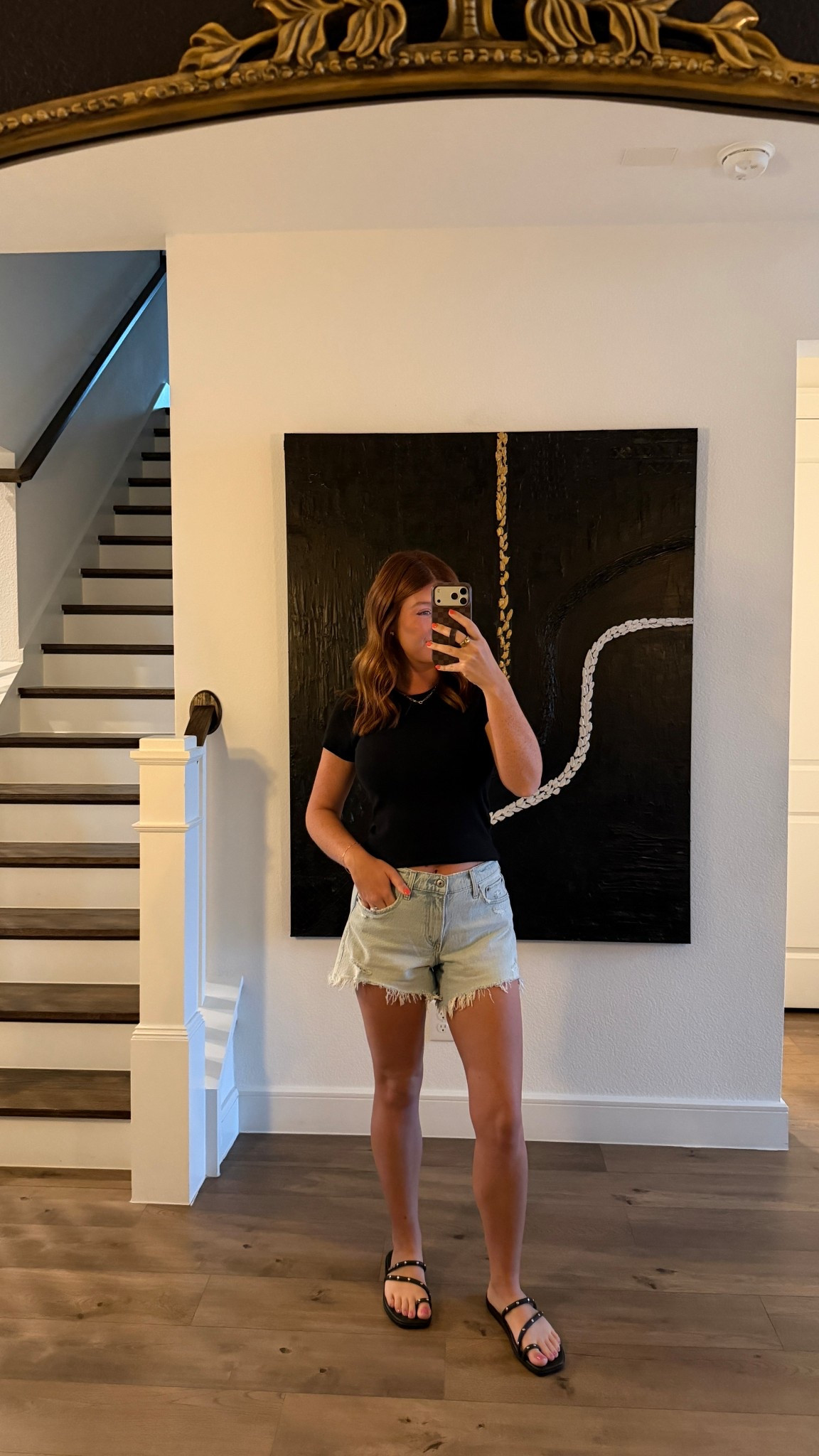 Road trip to Oklahoma today & this is my outfit. I’m so glad I ended up keeping these @abercrombie shorts bc I’ve been wearing them a ton & they’re super comfy (size 28) - use code AFTIA to stack on their current sale 

Tee is in a medium & a small would probably fit better 


#LTKootd #LTKTravel