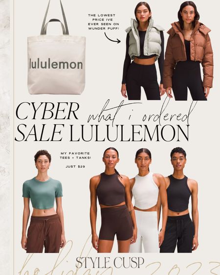 Lululemon Cyber Sale - What I Ordered! These lulu prices are sooo good! 🙌🏼 

Fitness gift, workout gift, Lululemon gift, Christmas gift for her 

#LTKfitness #LTKCyberWeek #LTKsalealert