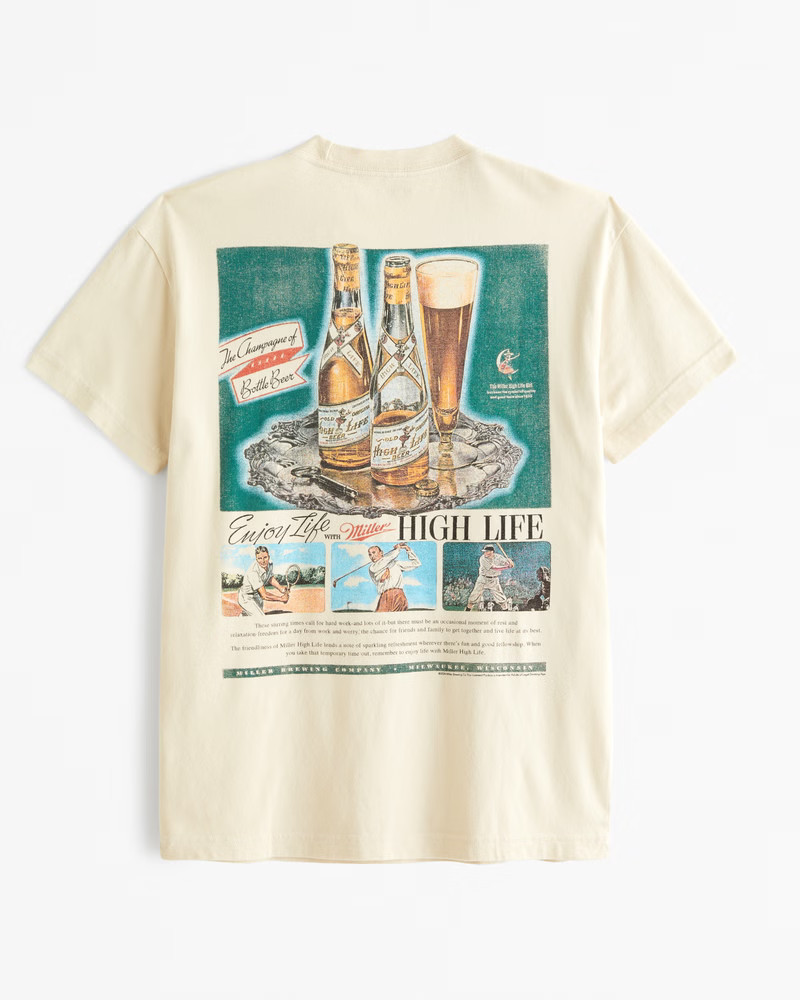 Miller High Life Graphic Tee | Abercrombie & Fitch (US)