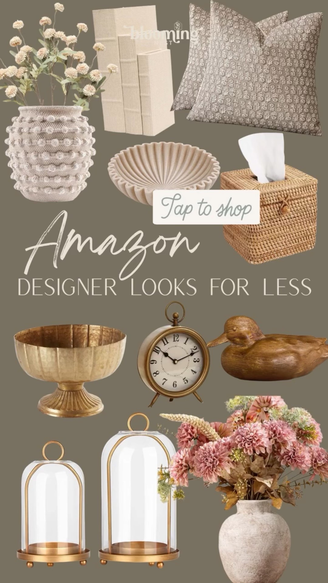 Great Amazon designer looks! 

THEBLOOMINGNEST home decor florals vase 

#LTKHome #LTKSaleAlert #LTKSeasonal