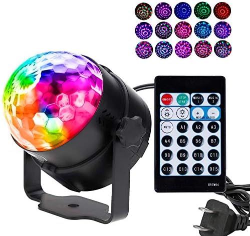 Alitade Disco Lights for Parties, Disco Ball Light (15 Colors), Sound Activated Party and DJ Ligh... | Amazon (US)