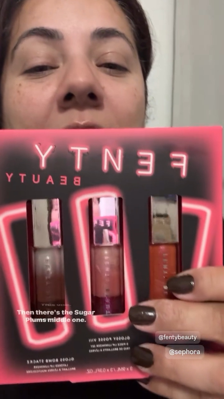 Makeup: this limited edition Fenty Beauty Holiday gift set is so pretty. I can’t wait to try these on. It’s one of my favorite formulas and they look so festive! 
Get yours now during @Sephora Savings event!  Don’t forget to copy the promo code!!

#LTKBeauty #LTKSeasonal #LTKSaleAlert