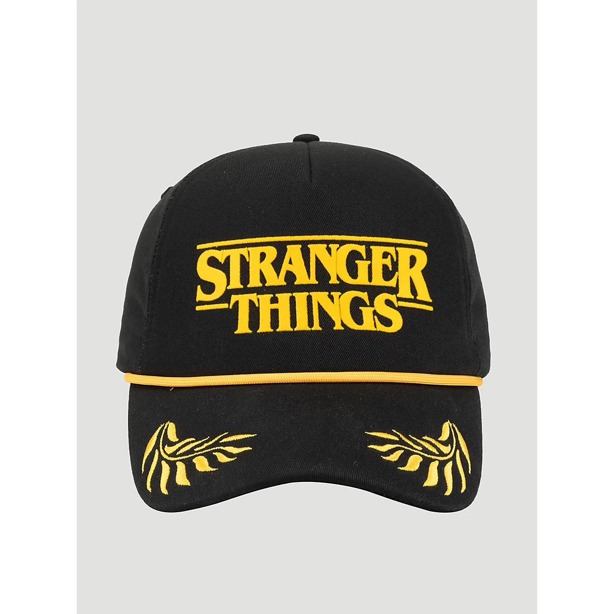 Wrangler x Stranger Things Flocked Cap in Black | Wrangler