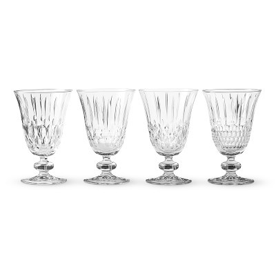 Wilshire Jewel Cut Goblets, Set of 4 | Williams-Sonoma