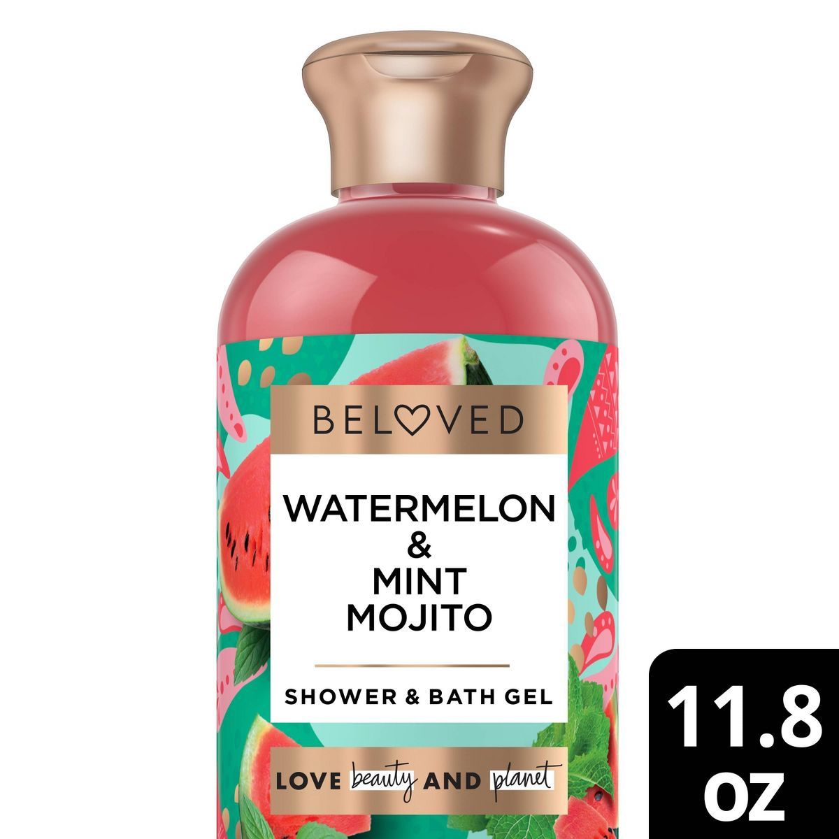 Beloved Watermelon & Mint Mojito Vegan Shower & Bath Gel - 11.8 fl oz | Target