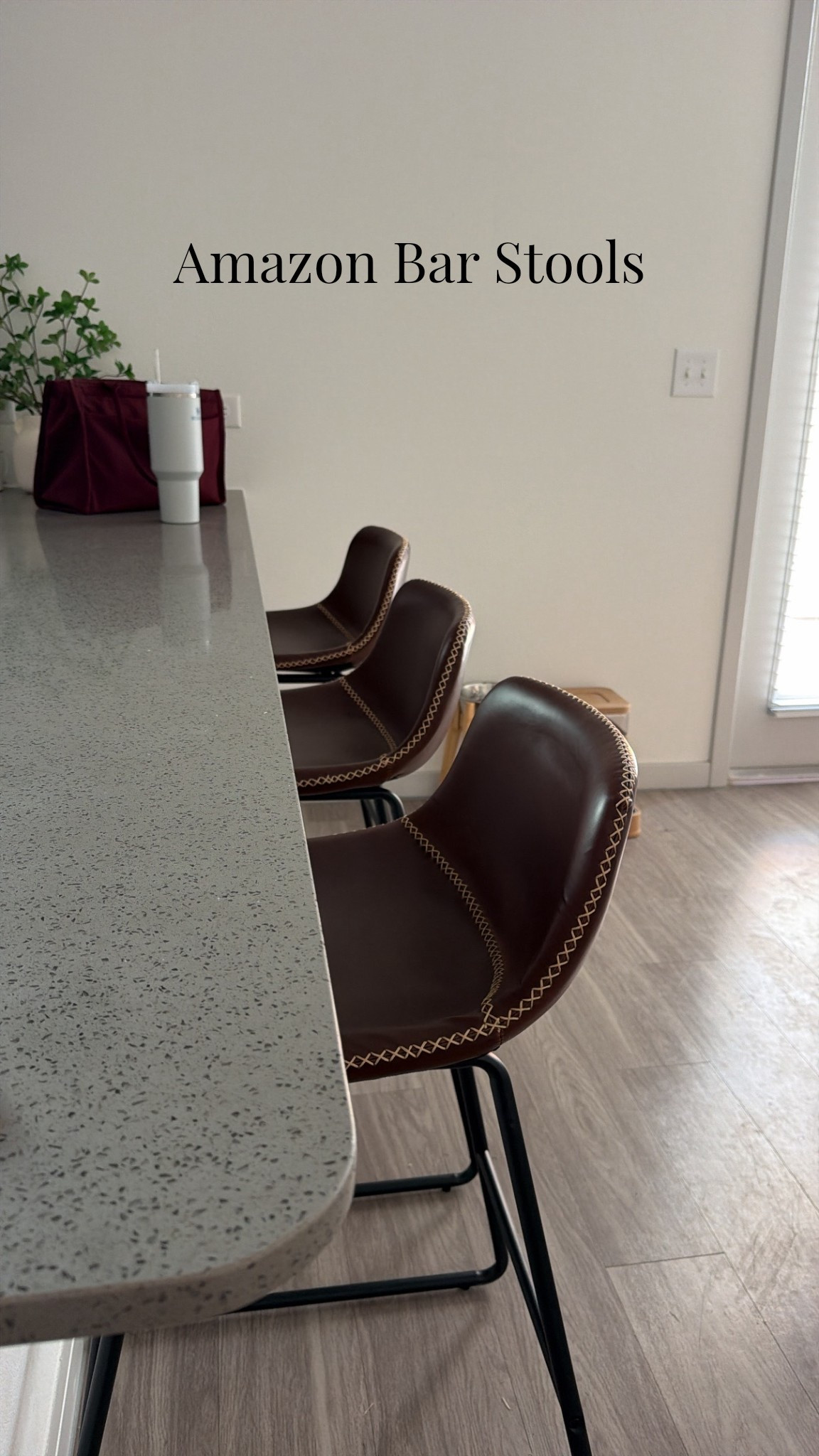 @amazonfindsandfashion @amazon Bar Stools, such great quality and very comfortable. Comes in 5 different color options (this is the brown) & 2-4 barstools in different height options. Such a great find🤗

#LTKHome #LTKdayinmylife #LTKmorningroutine