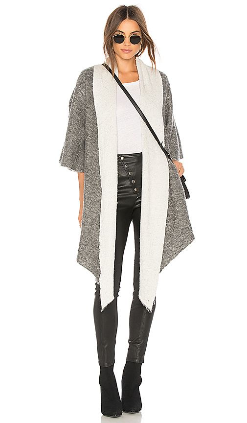 NSF Abasi Cardigan in Gray. - size L (also in M,S,XS) | Revolve Clothing
