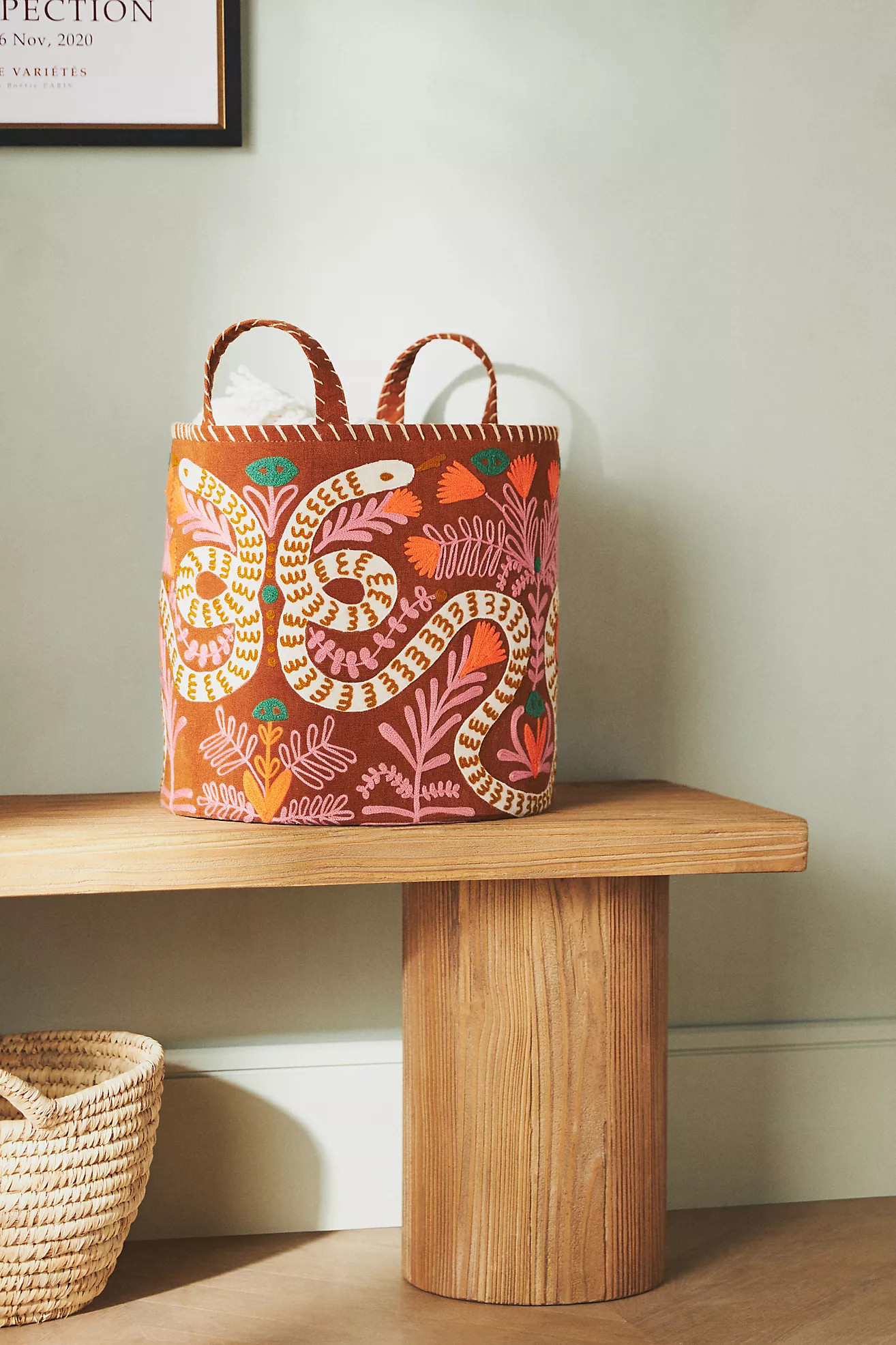 Kaia Snake Basket | Anthropologie (US)