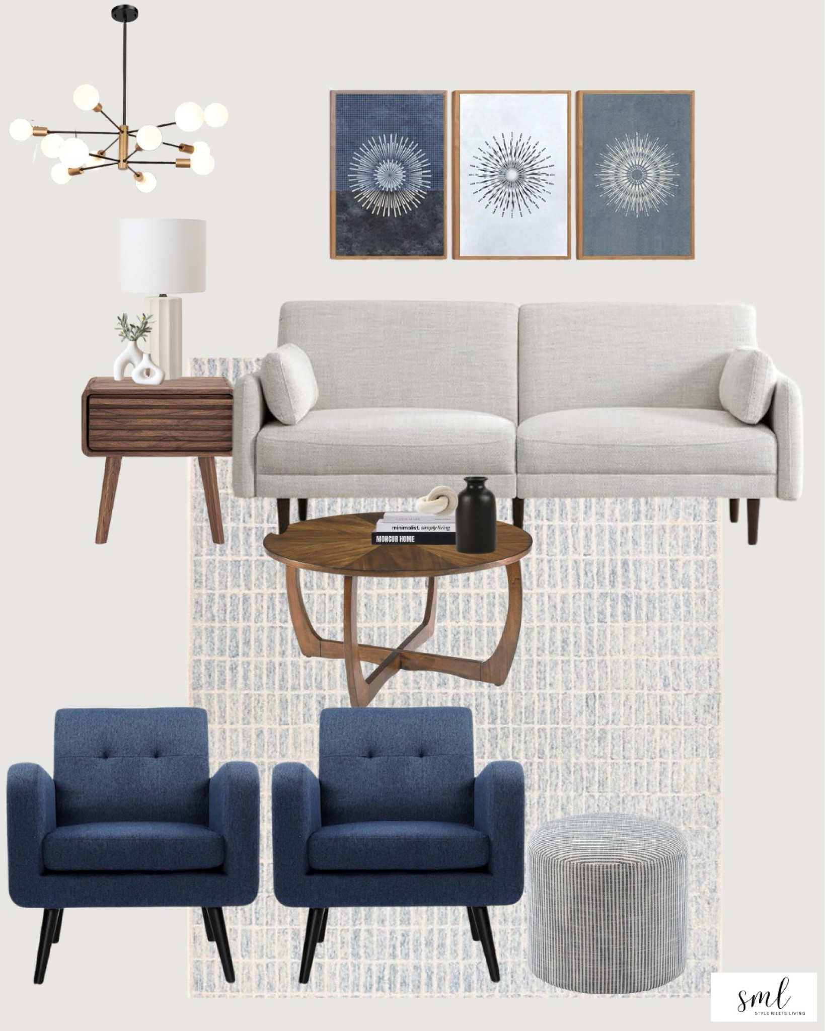 Get inspired with this chic living room design concept! Elevate your home decor with serene blues and sophisticated neutrals, perfectly blending a mid-century modern vibe. Discover fresh ideas for living room decor and home styling. Find your daily dose of home inspiration here!


#LivingRoomDesign #HomeDecor #Amazonfinds #Amazonhome #Amazondecor


#LTKhome #LTKsalealert #LTKstyletip