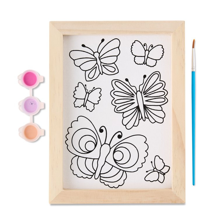Easter Paint Your Own Butterfly Canvas, by Way To Celebrate | Walmart (US)