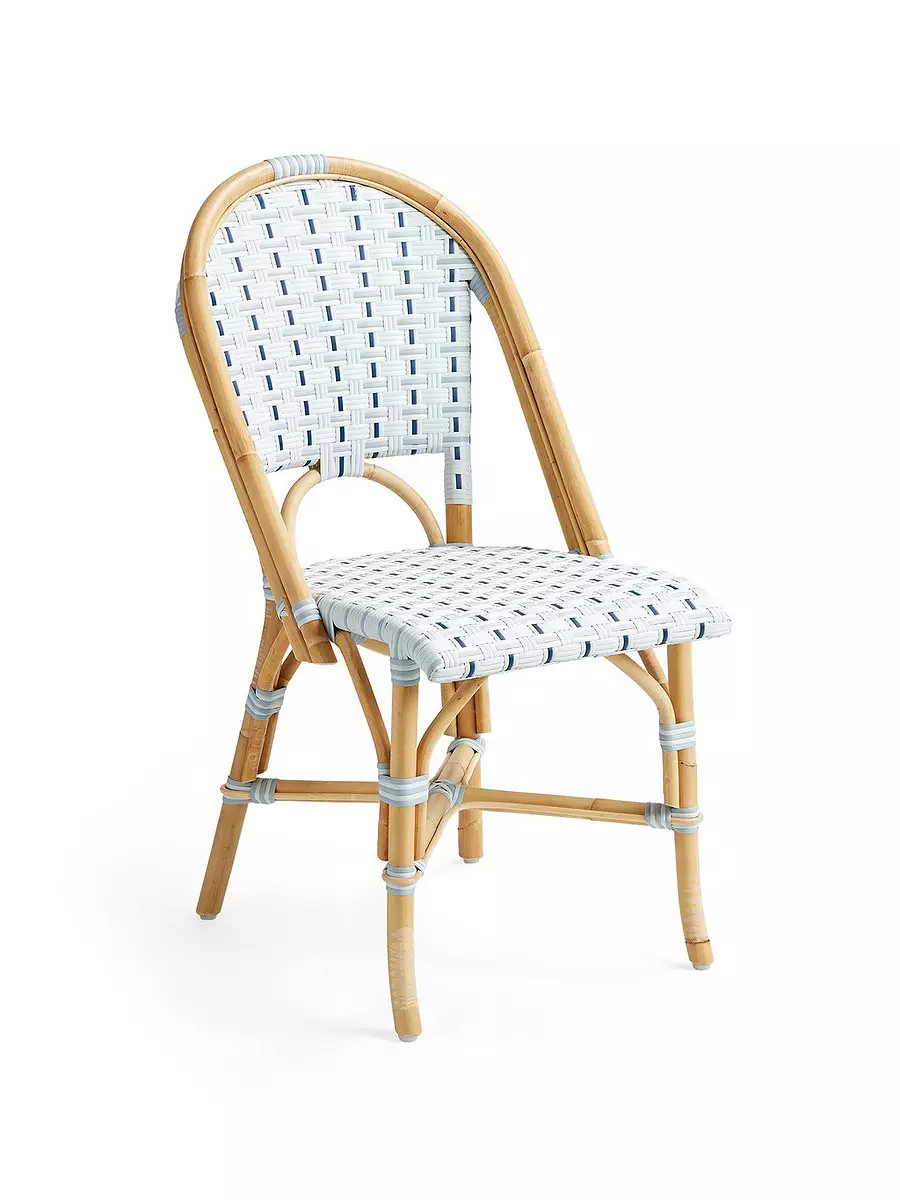 Riviera Rattan Basketweave Dining Chair | Serena and Lily