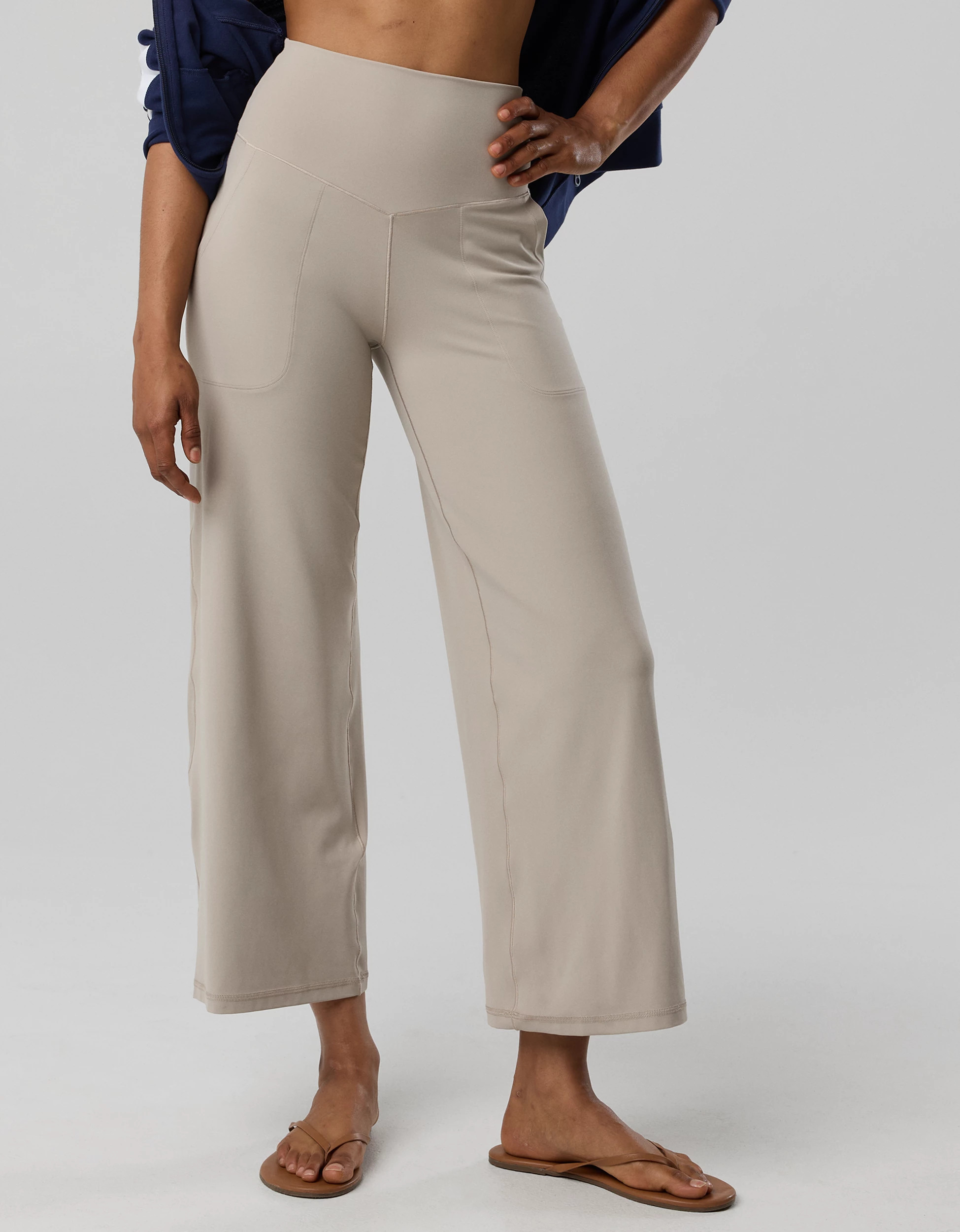 OFFLINE By Aerie Real Me XTRA High Waisted Crop Trouser | Aerie