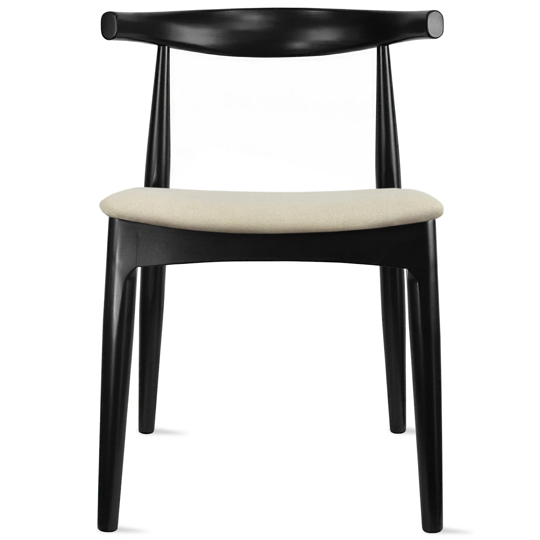 Coddington Hortencia Fabric Slat Back Side Chair Wooden Wood Dining Chair For Kitchen Bedroom | Wayfair North America