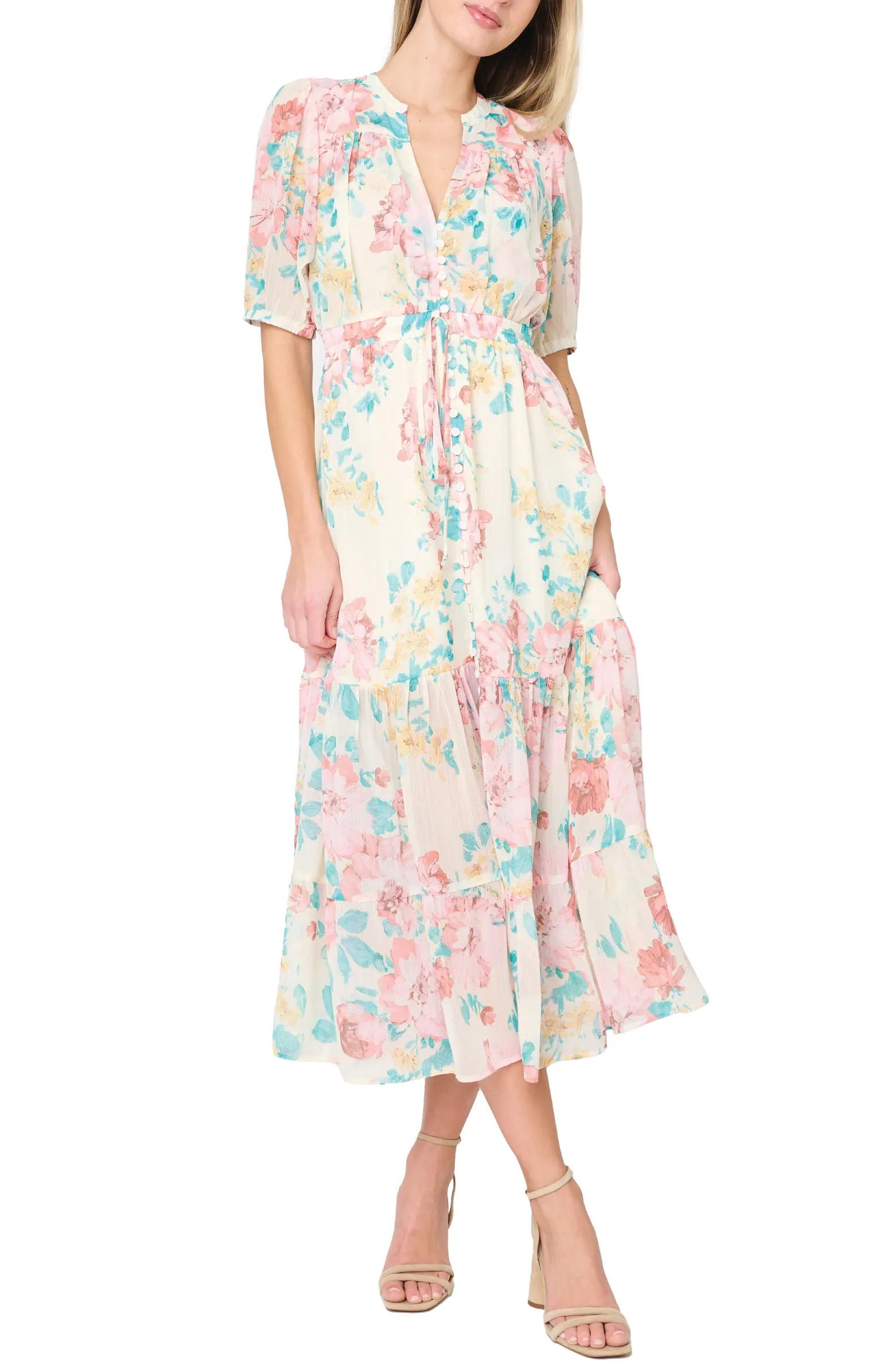 Kira Drawstring Maxi Dress | Nordstrom