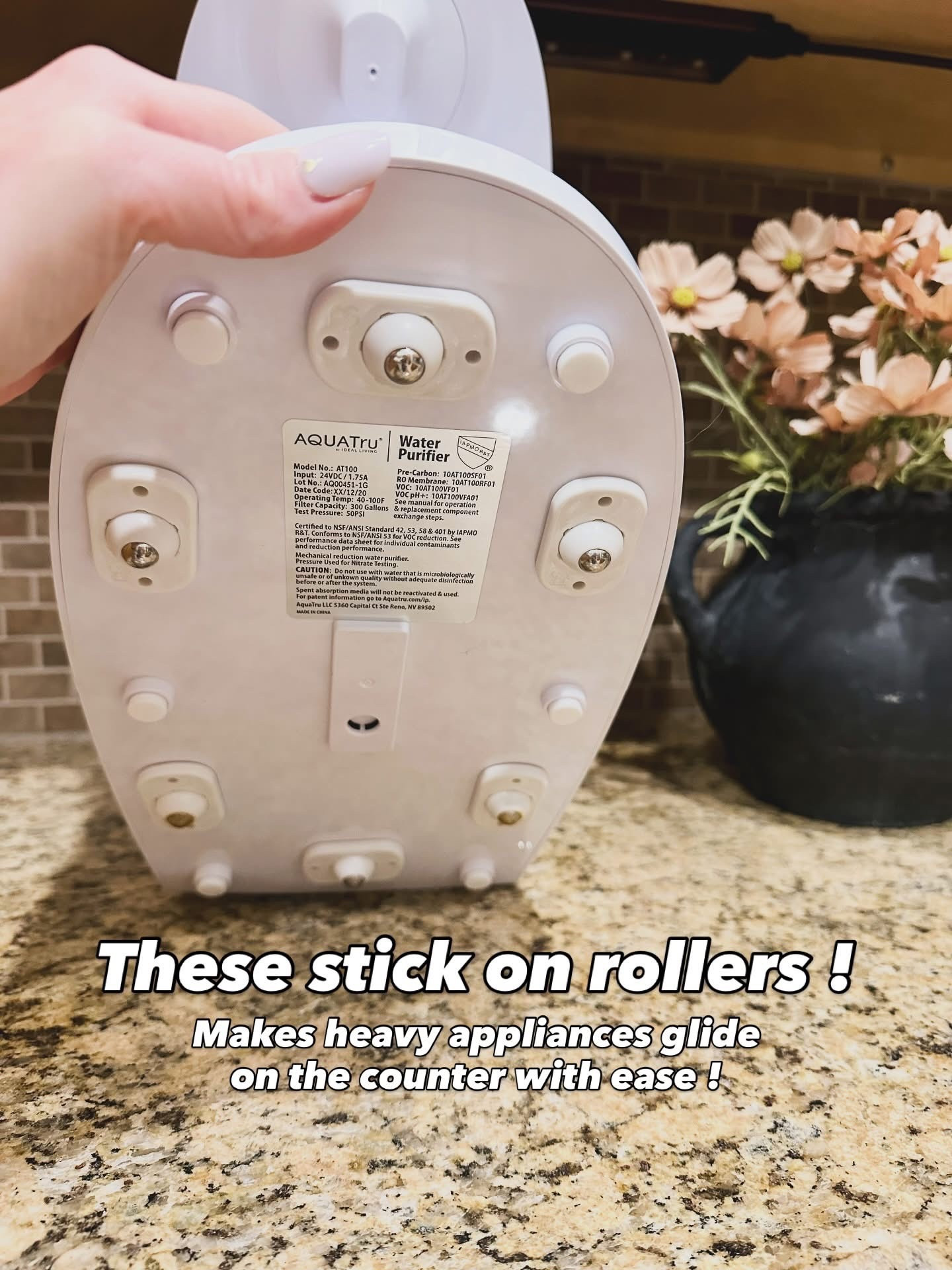 These stick on roller balls are great for heavy kitchen appliances so they move with ease on the counters 



#LTKSaleAlert #LTKHome