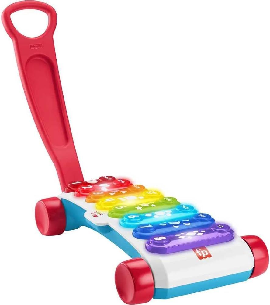 Fisher-Price Baby to Toddler Learning Toy Giant Light-Up Xylophone Pull-Along with Music & Phrase... | Amazon (US)