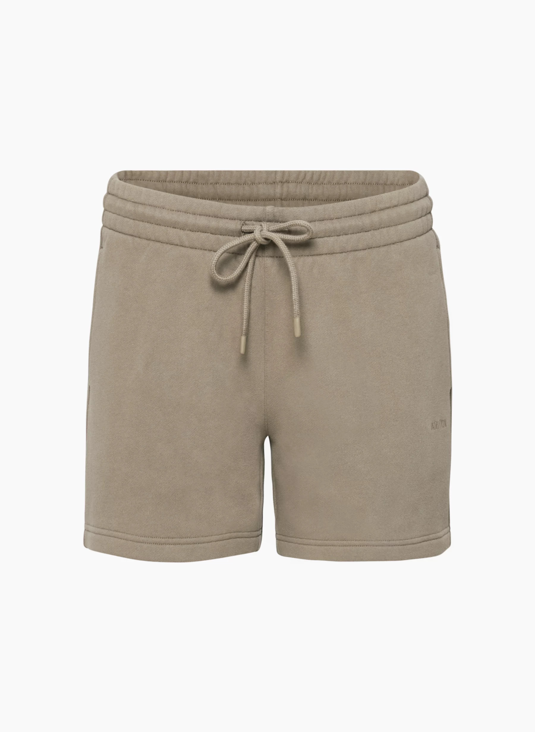 COZY FLEECE BOYFRIEND MID-THIGH SWEATSHORT | Aritzia