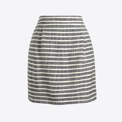 Striped mini skirt | J.Crew Factory