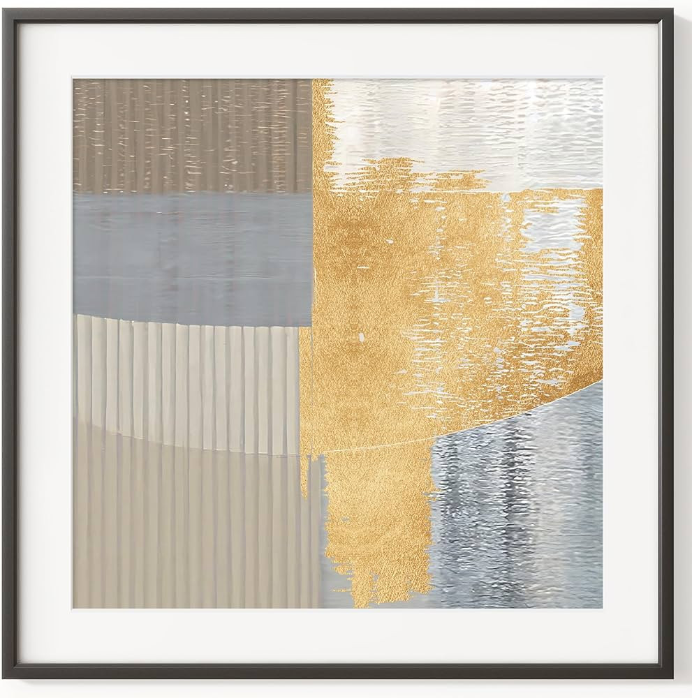 20x20 inch Metal Picture Frame - Thin Aluminum Square Photo Frames with 16x16 Removable Mat - Hig... | Amazon (US)