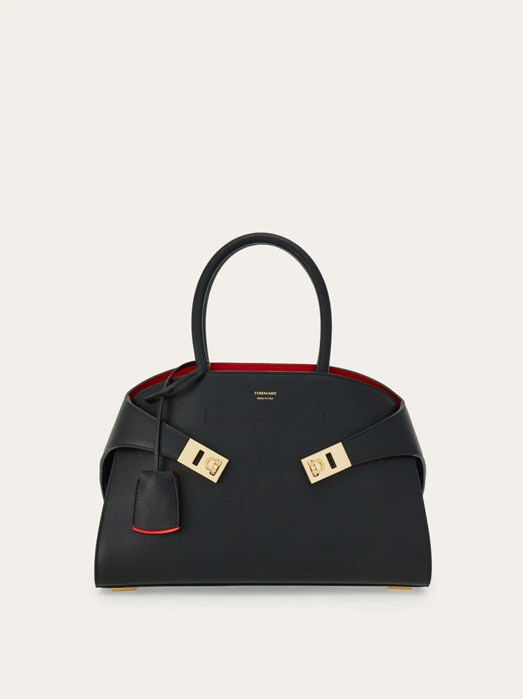 Hug bicolor handbag (M) | Ferragamo