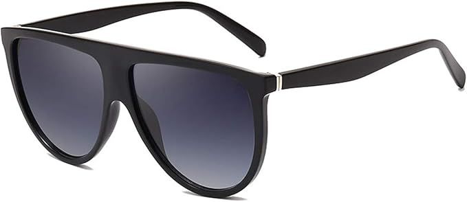 Dollger Oversized Sunglasses for Women Men Flat Top Designer Fashion Retro Sunglasses Frame Shade... | Amazon (US)