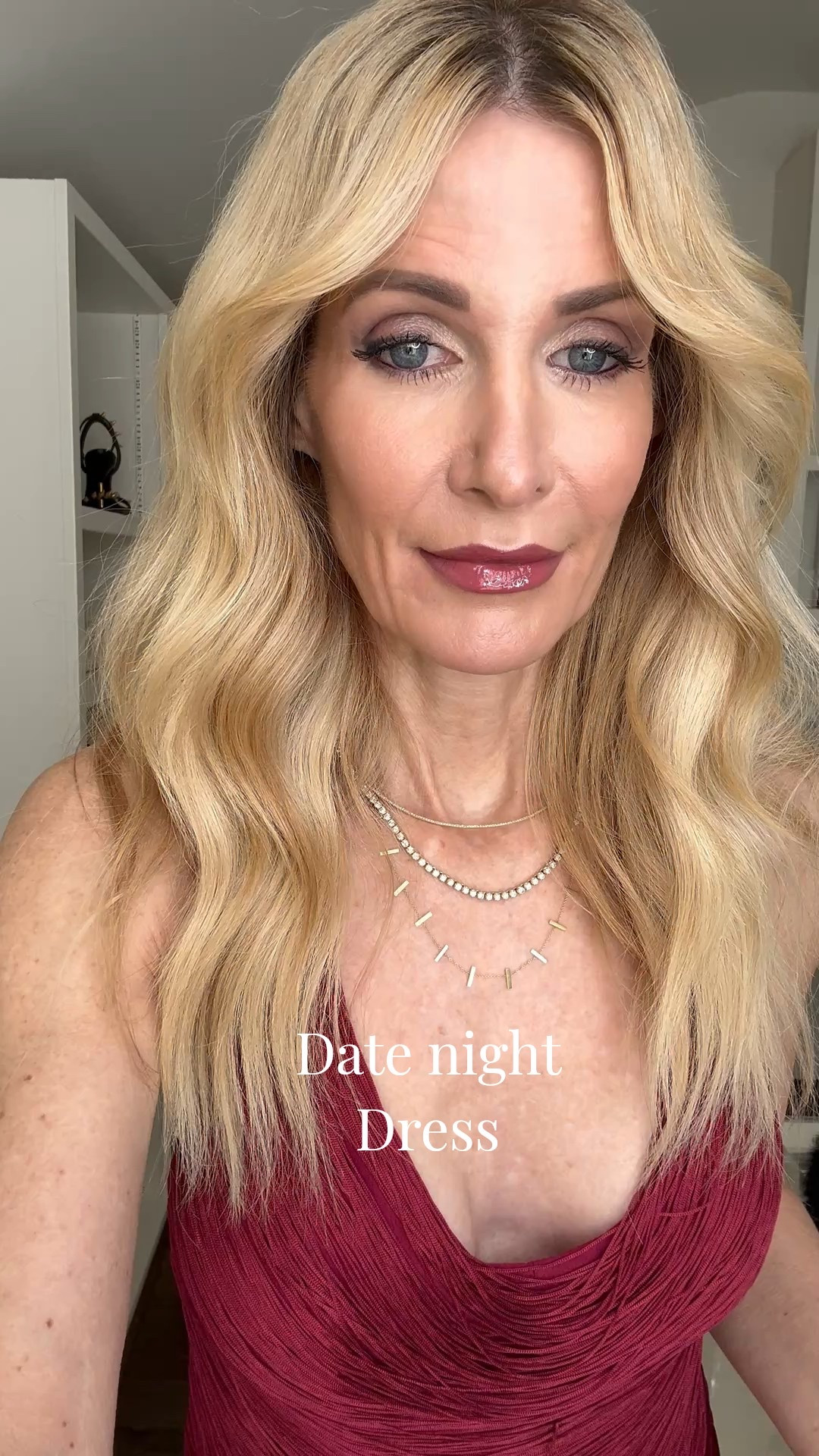 This burgundy halter neck dress is pure winter romance. I love it for a Valentine’s Day date night, a winter wedding, or any evening where you want something elegant but unforgettable. The fringe detailing and rich dark red tone make it feel so special, especially styled with a vintage or faux fur for that extra layer of glam. I'm wearing an XS and it fits like a glove. 

 #LTKValentine #LTKootd #LTKOver40