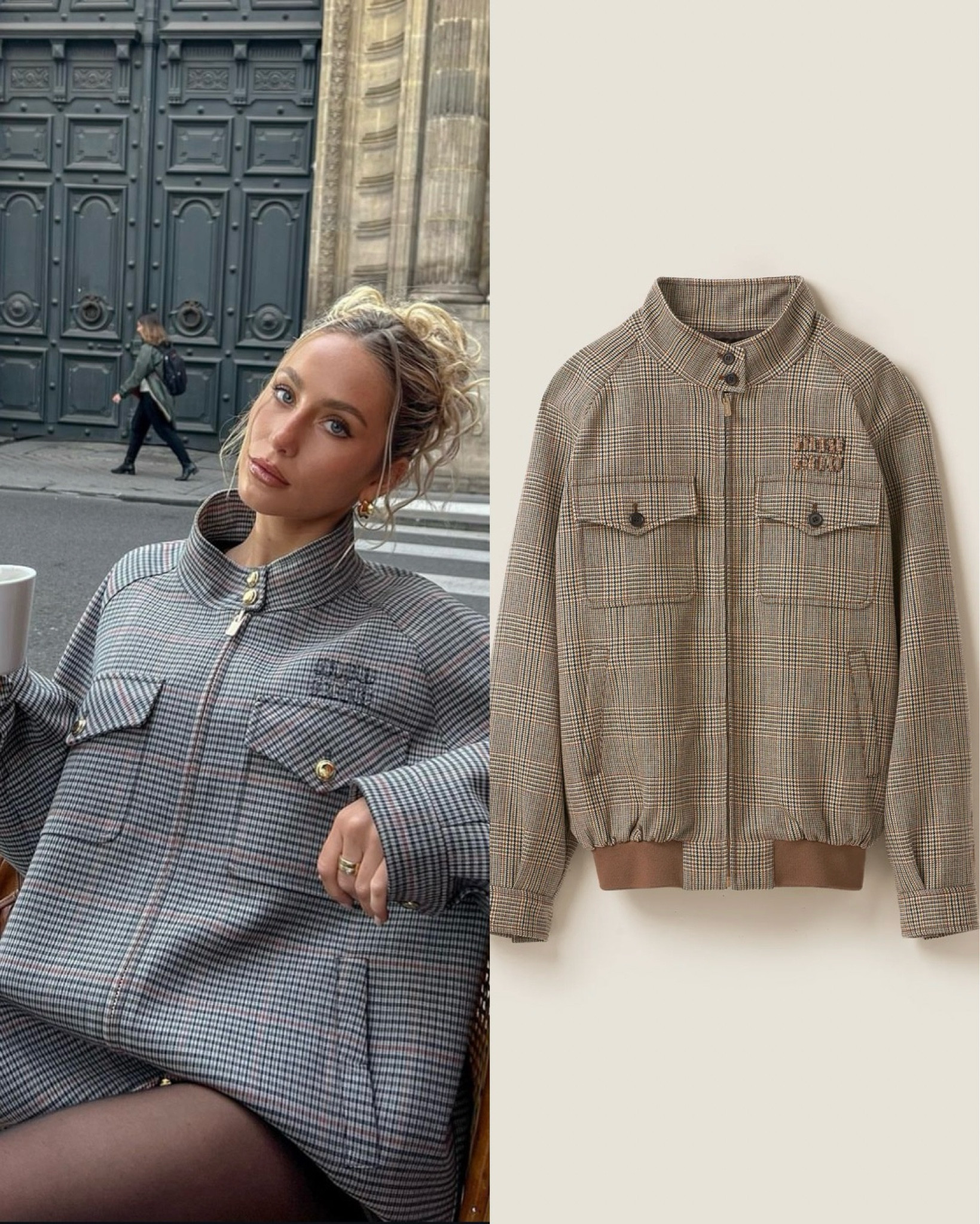 Shop Alix Earle’s look! #outfit #style #jacket #miumiu #alixearle 

#LTKWorkwear #LTKSeasonal #LTKStyleTip