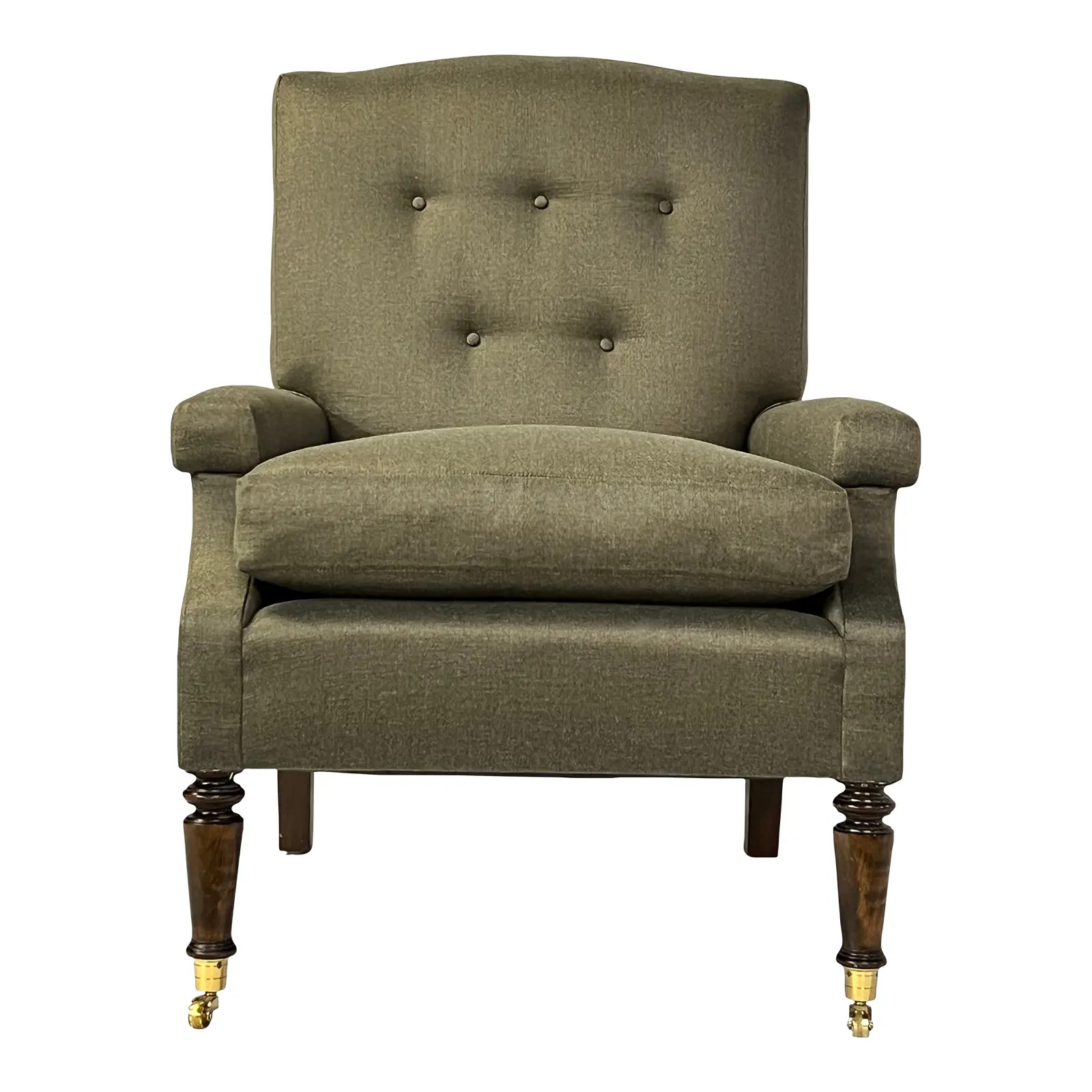 Custom Low Profile Armchair | Chairish
