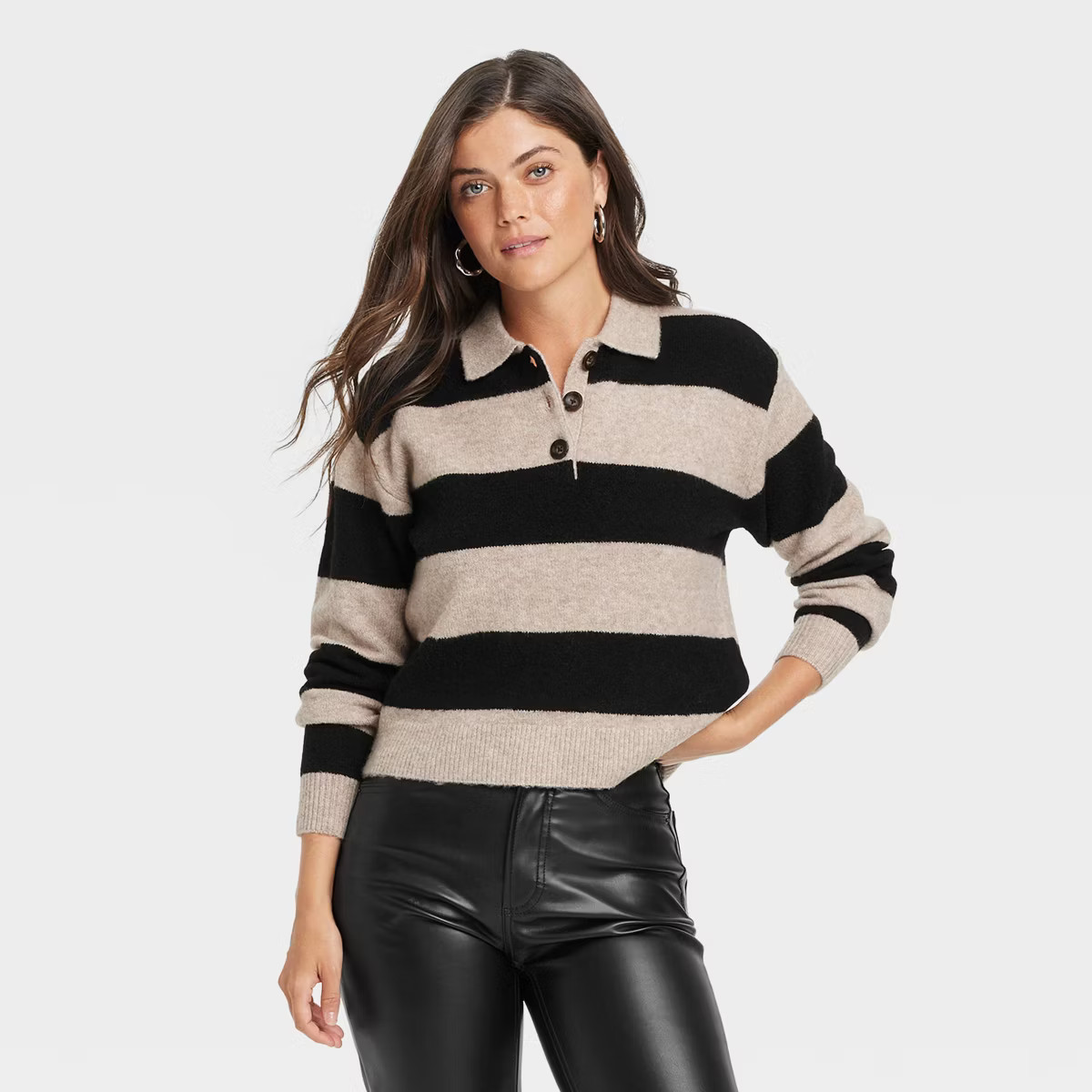 Women's Collared Pullover Sweater - Universal Thread™ | Target