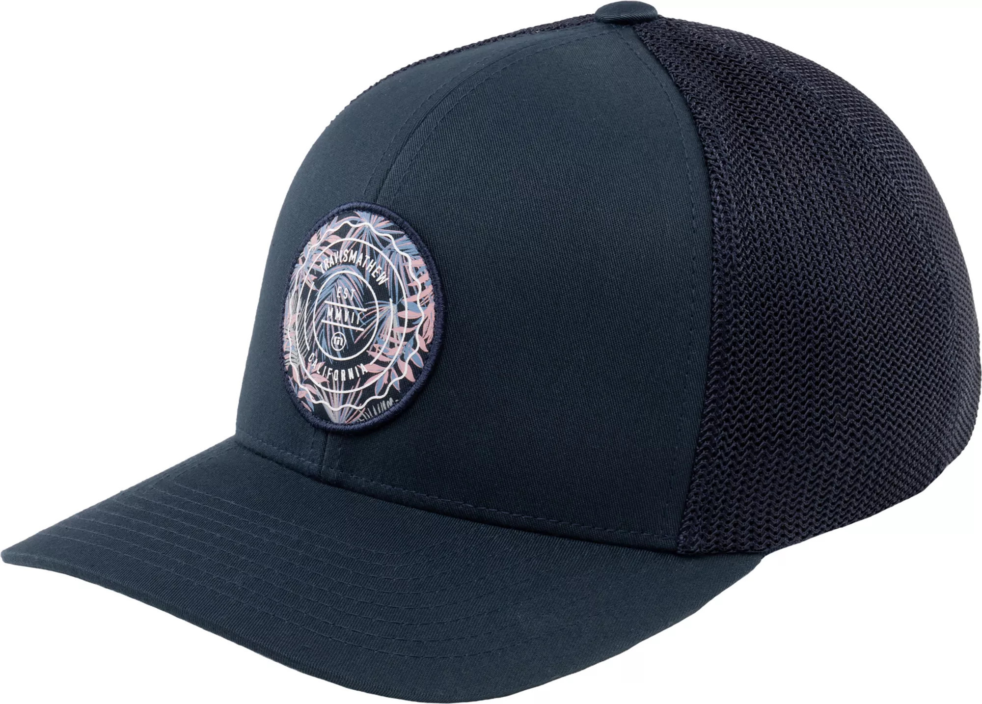 TravisMathew Men's The Patch Floral Golf Hat, Blue Nights | Golf Galaxy