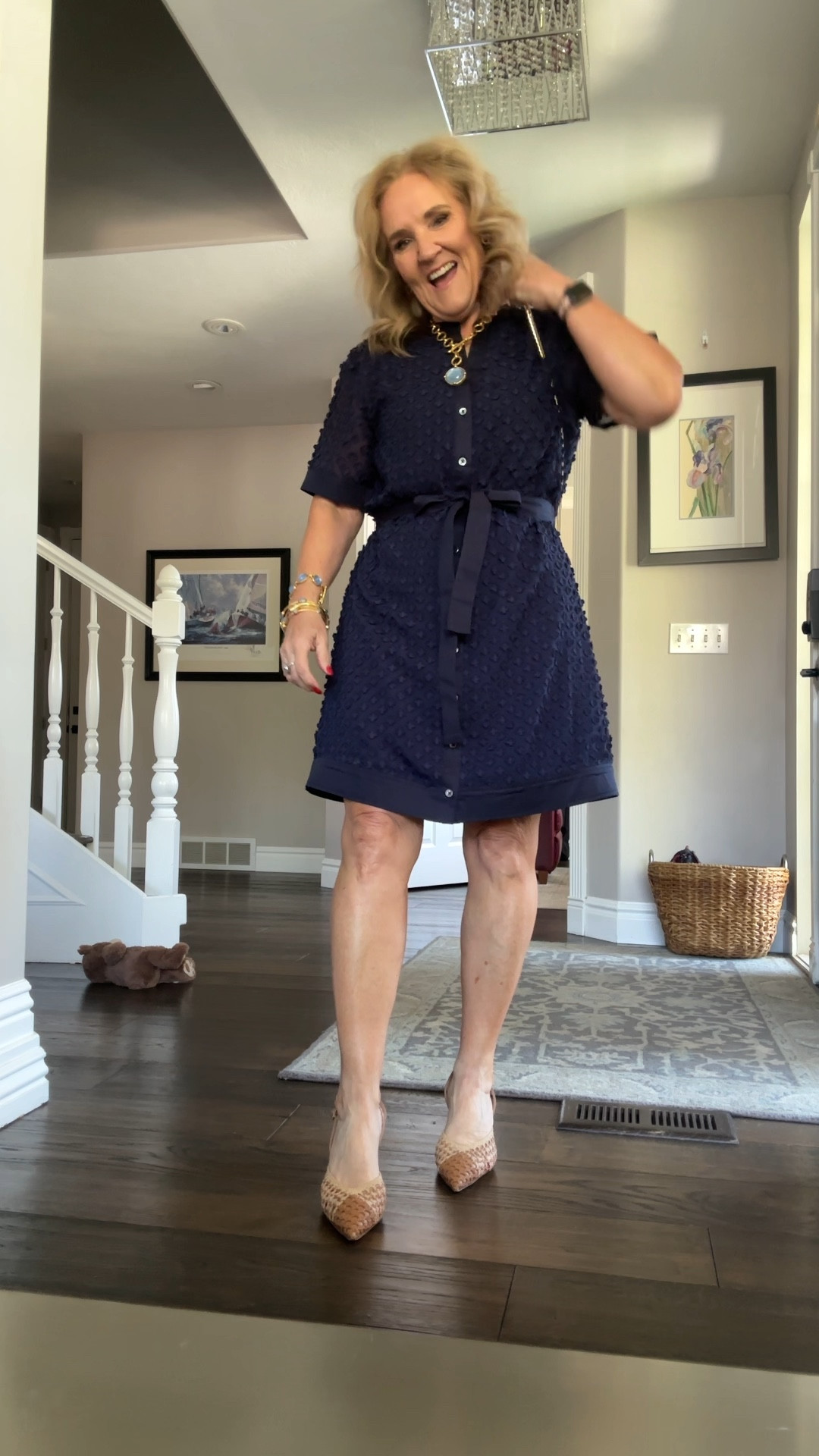 Dress size medium 
15% off code NANETTE15
blue chalcedony Julie Vos is my favorite!!!! 

Wedding guest dress rehearsal dinner dress navy dress 

#LTKOver40 #LTKWedding #LTKFindsUnder100