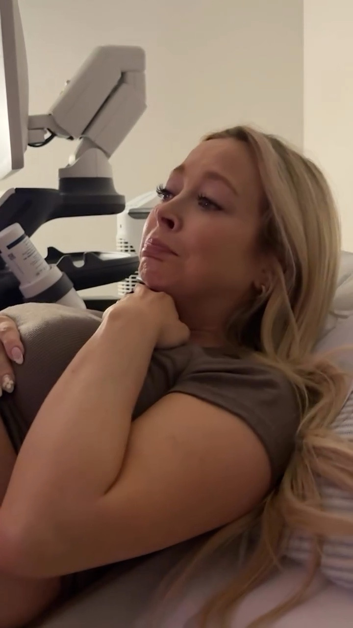 Her face! 🥹 She is so beautiful! ❤️ backstory ::: We have been trying to see bug for the entire pregnancy. Every time we would get an image it would just be parts of her face because she has always hidden herself in my hip or spine!

#LTKBump #LTKBaby #LTKFamily