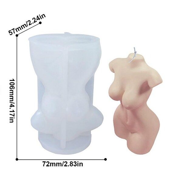 3D Women Body Resin Mold Venus Torso Candle Silicone Mold | Etsy | Etsy (US)