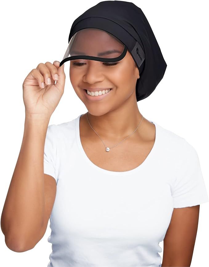 Hairbrella Women’s Rain Hat, Waterproof, Sun Protection, Satin-Lined, Packable, for Voluminous ... | Amazon (US)