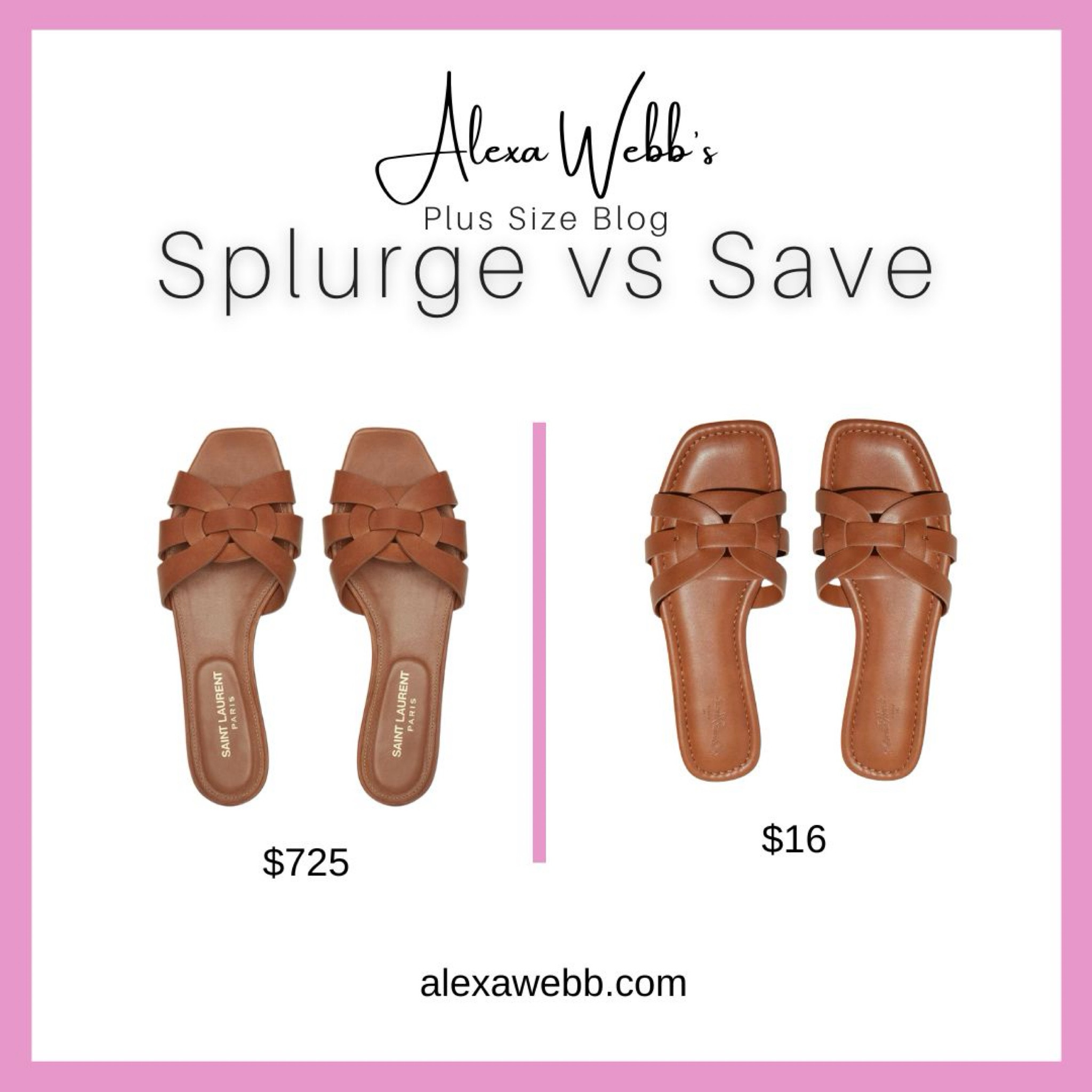 Splurge Vs Save Saint Laurent Tribute Slide Sandals for Less by Alexa Webb 

#LTKStyleTip #LTKOver40 #LTKShoeCrush