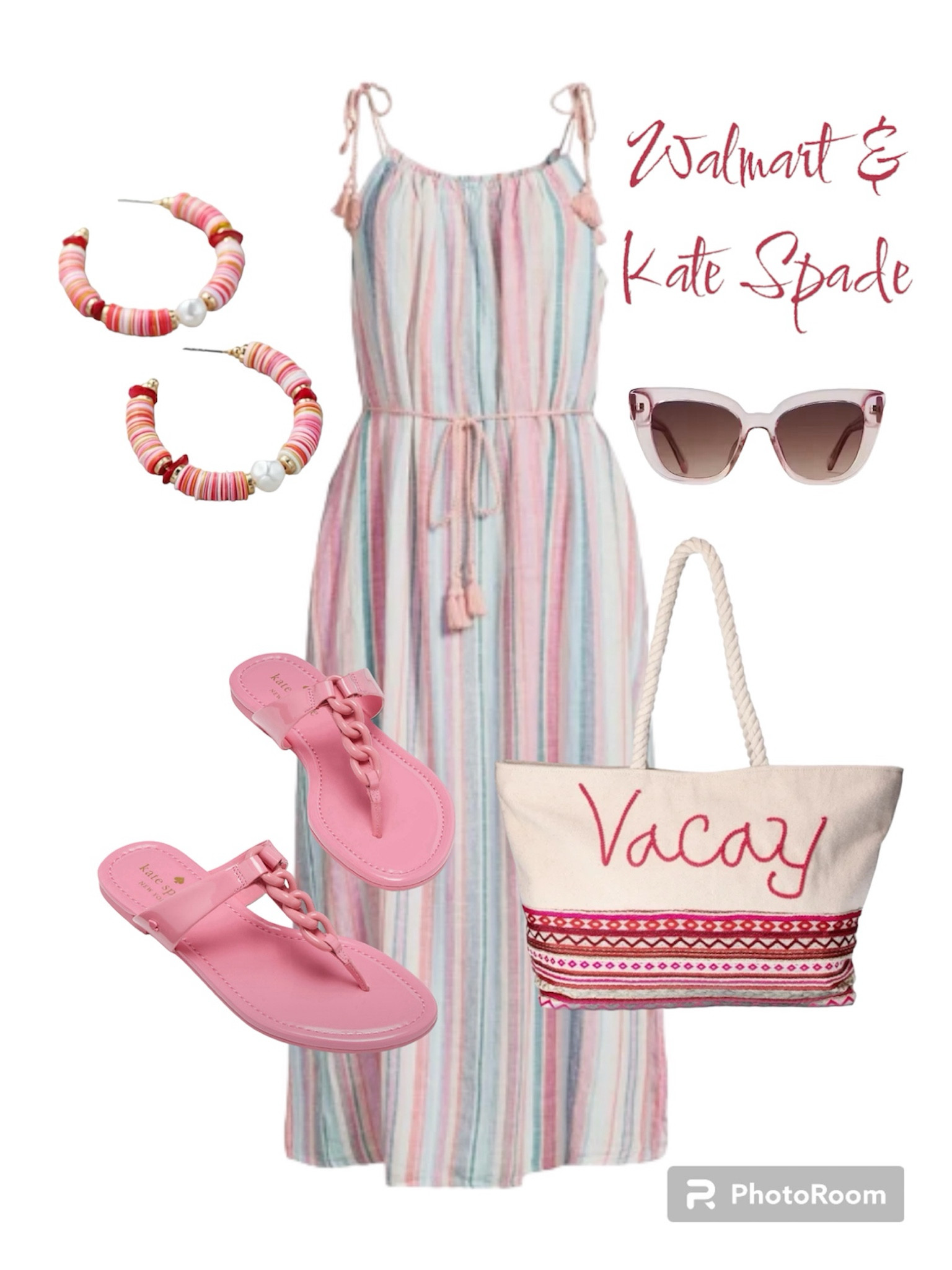 Cute Walmart summer dress and earrings and tote bag. Styled with Kate Spade Sunnie’s and pink sandals. 

#summeroutfit
#katespade
#pinksandals

#LTKshoecrush #LTKover40 #LTKstyletip