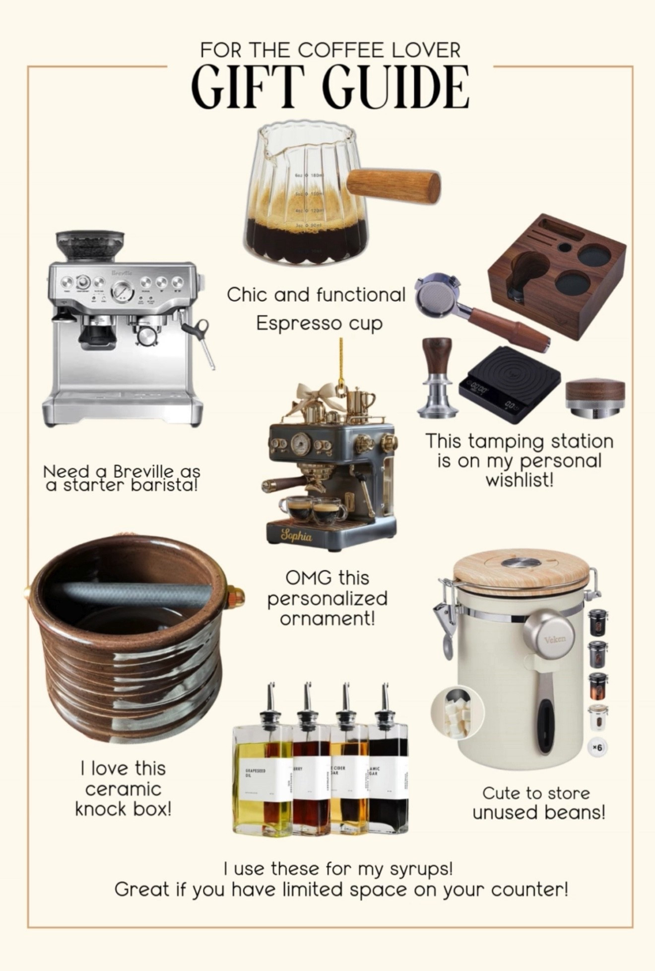 If you’ve got a caffeine-obsessed friend (or you are her 👀), this roundup is full of gifts they’ll actually use daily.
Breville machine, cute towels, and the must-have accessories to level up any kitchen coffee corner.

#LTKCyberWeek #LTKGiftGuide #LTKmomlife