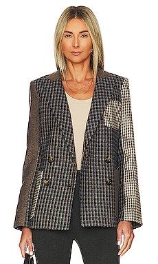Veronica Beard Faustine Dickey Jacket in Blue Multi from Revolve.com | Revolve Clothing (Global)